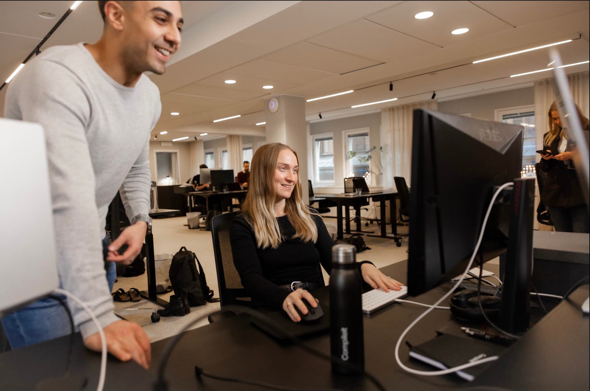 Medarbetare på Compileits kontor
