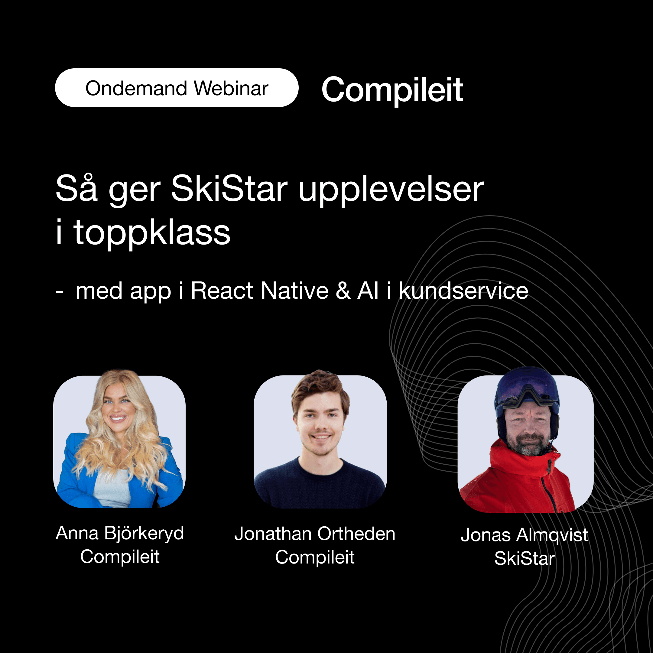 SkiStar-webinar – app i React Native och AI i kundservice
